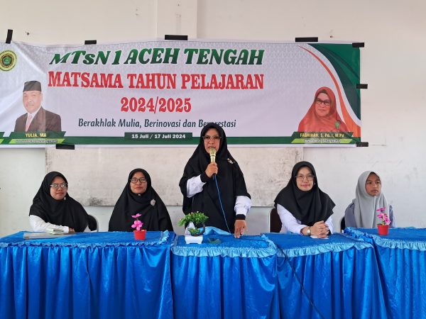 MTsN 1 Aceh Tengah Melaksanakan Kegiatan Matsama Tahun Pelajaran 2024/2025