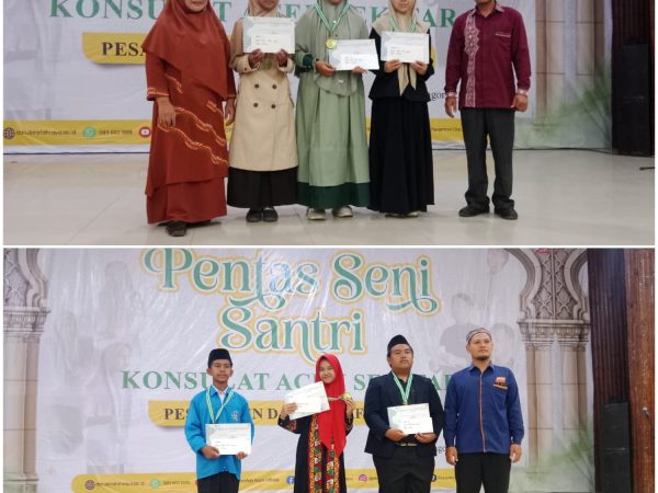 Dua Siswa MTsN 1 Aceh Tengah Berprestasi di Pentas Seni Santri Konsulat Aceh
