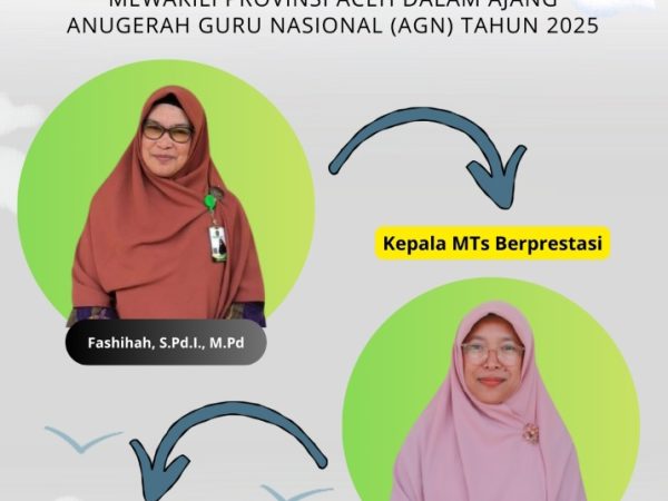 Selamat dan Sukses Kepala dan Guru MTsN 1 Aceh Tengah