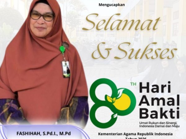 MTsN 1 Aceh Tengah Ucapkan Selamat Hari Amal Bakti Ke-80 Kementerian Agama RI Tahun 2026