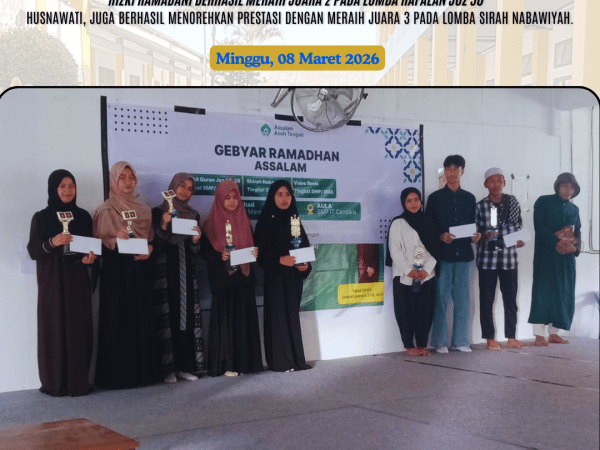 Dua Siswi MTsN 1 Aceh Tengah Raih Juara di Ajang Gebyar Ramadhan Assalam