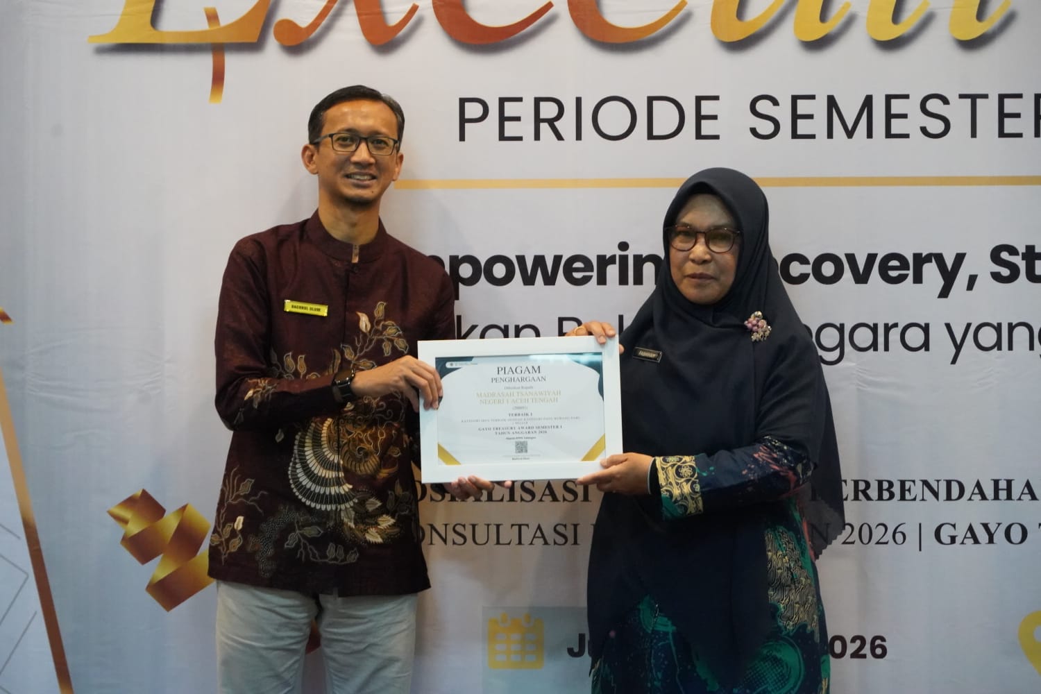MTsN 1 Aceh Tengah Raih Tiga Penghargaan pada Gayo Executive Day Semester I Tahun 2026