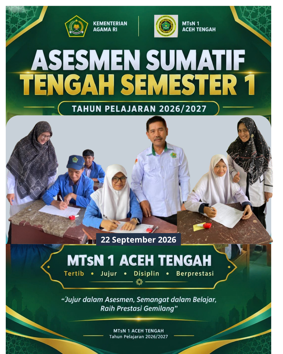 Hari Kedua Asesmen Sumatif Tengah Semester 1