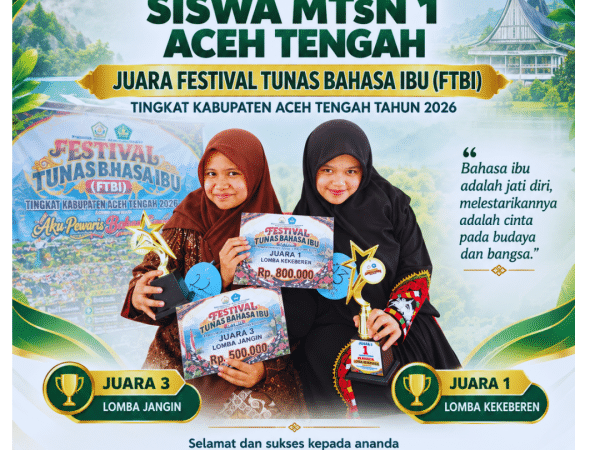 Juara 1 dan juara 3